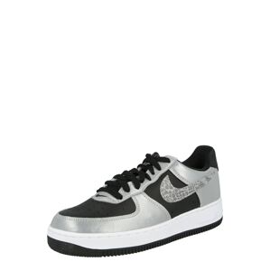 Nike Sportswear Tenisky 'Air Force 1'  černá / stříbrná / šedobéžová