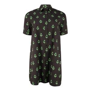 JNBY Košilové šaty kiwi / tmavě zelená