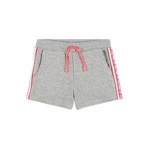 4F Sportovní kalhoty  světle šedá / červená