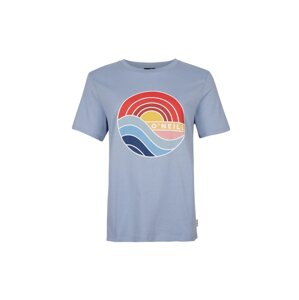 O'NEILL Tričko 'Sunrise'  kouřově modrá / oranžově červená / marine modrá