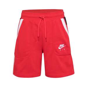 Nike Sportswear Kalhoty červená / černá / bílá
