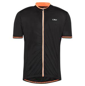 CMP Funkční tričko  černá / jasně oranžová / bílá