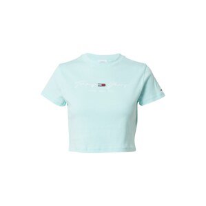Tommy Jeans Tričko námořnická modř / tyrkysová / červená / bílá
