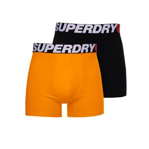 Superdry Boxerky  oranžová / černá / bílá