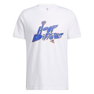 ADIDAS PERFORMANCE Funkční tričko  bílá / modrá / oranžová