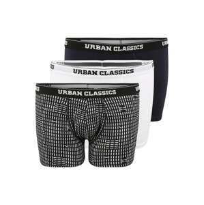 Urban Classics Boxerky  černá / bílá / noční modrá