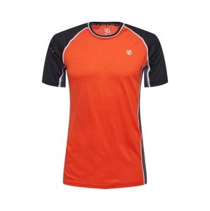 DARE2B Funkční tričko 'Conflux'  černá / tmavě oranžová / tmavě šedá