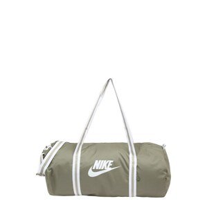 Nike Sportswear Cestovní taška 'Heritage'  khaki / bílá
