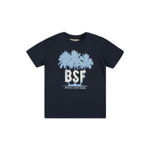 BASEFIELD Tričko  námořnická modř / kouřově modrá / bílá