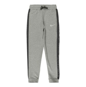 Nike Sportswear Kalhoty antracitová / šedý melír / stříbrná