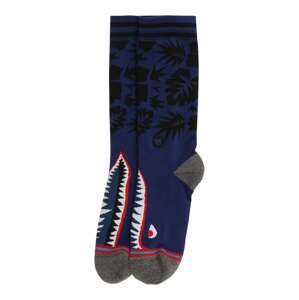 Stance Sportovní ponožky 'TROPICAL WARBIRD'  námořnická modř / bílá / ohnivá červená / tmavě šedá / kobaltová modř