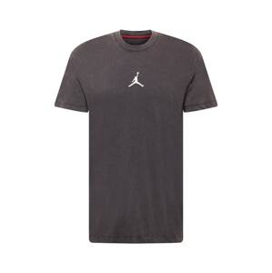 Jordan Funkční tričko  černý melír / bílá