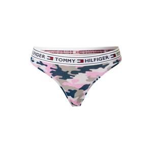 Tommy Hilfiger Underwear Tanga  světle růžová / bílá / chladná modrá / světle hnědá / ohnivá červená