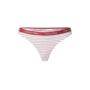 Calvin Klein Underwear Tanga  růže / bílá