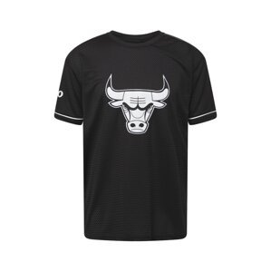 NEW ERA Tričko 'Chicago Bulls'  černá / bílá
