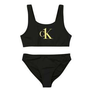 Calvin Klein Swimwear Bikiny  černá / pastelově žlutá