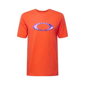 OAKLEY Funkční tričko fialová / tmavě fialová / oranžová / bílá