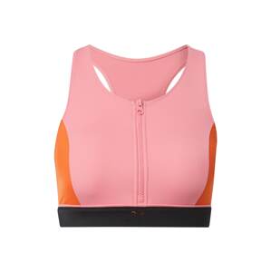 ROXY Sportovní podprsenka  černá / pink / oranžová