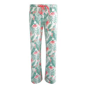 PJ Salvage Pyžamové kalhoty 'Paradise'  trávově zelená / melounová / bílá