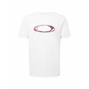 OAKLEY Funkční tričko  bílá / tmavě fialová / bobule / oranžová