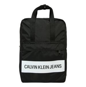Calvin Klein Jeans Batoh  černá / bílá