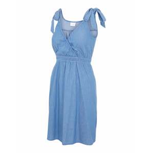 MAMALICIOUS Letní šaty 'Milana'  modrá džínovina