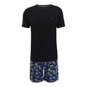 Tommy Hilfiger Underwear Pyžamo krátké  tmavě modrá / královská modrá / černá / barva vaječné skořápky / petrolejová