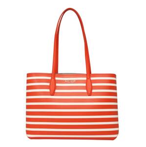 Kate Spade Nákupní taška  oranžově červená / bílá