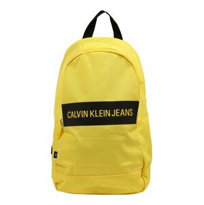Calvin Klein Jeans Batoh  svítivě žlutá / černá / šedá
