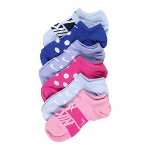NIKE Sportovní ponožky  světle růžová / světlemodrá / bílá / světle fialová / pink