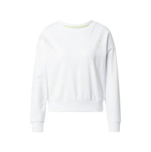 ESPRIT SPORT Sportsweatshirt  bílá / světle zelená