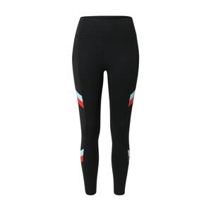 NIKE Sportovní kalhoty  červená / černá / azurová