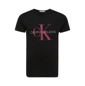 Calvin Klein Jeans Plus Tričko  černá / pink
