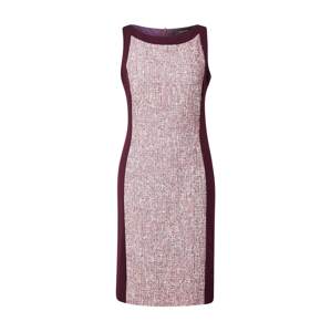 Vera Mont Pouzdrové šaty  bobule / fialový melír