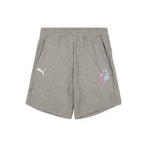 PUMA Sportovní kalhoty 'Neymar'  tyrkysová / šedý melír / pink / bílá
