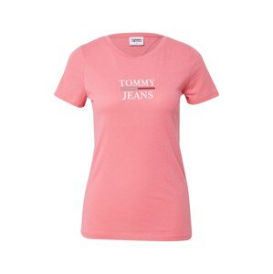 Tommy Jeans Tričko  růžová / bílá / červená / námořnická modř