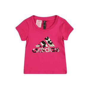ADIDAS PERFORMANCE Funkční tričko  pink / béžová / černá