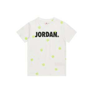Jordan Tričko  bílá / černá / zelená
