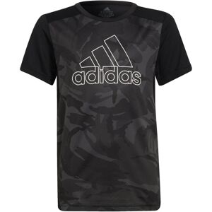 ADIDAS SPORTSWEAR Funkční tričko  šedá / černá / bílá