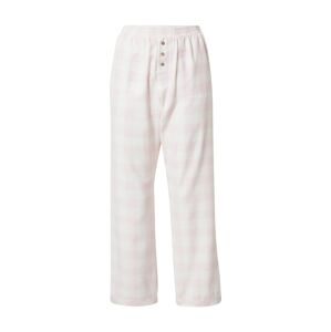 Cotton On Body Pyžamové kalhoty  pastelově růžová / bílá