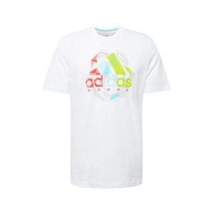 ADIDAS PERFORMANCE Funkční tričko 'Badge of Sport' světlemodrá / světle zelená / červená / bílá
