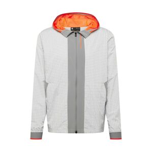 UNDER ARMOUR Sportovní bunda  kouřově šedá / bílá / svítivě oranžová