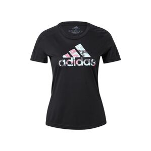 ADIDAS PERFORMANCE Funkční tričko  černá / opálová / šedá / růžová