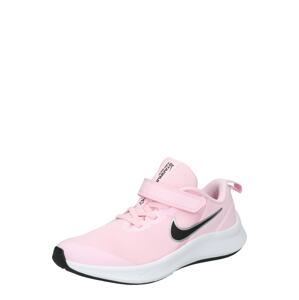 NIKE Sportovní boty 'Star Runner 3'  světle růžová / černá
