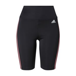 ADIDAS PERFORMANCE Sportovní kalhoty  černá / růžová / bílá