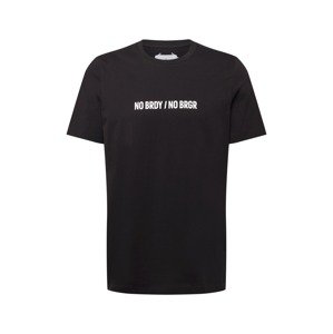 ADIDAS GOLF Funkční tričko černá / bílá