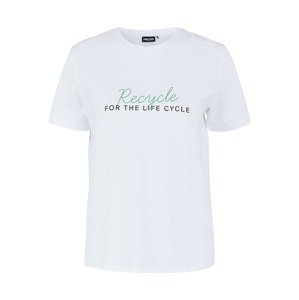 Little Pieces T-Shirt  bílá / smaragdová / černá