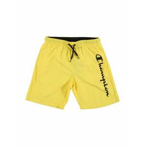Champion Authentic Athletic Apparel Plavecké šortky  žlutá / černá