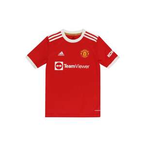 ADIDAS PERFORMANCE Funkční tričko 'Manchester United 21/22'  červená / bílá / žlutá
