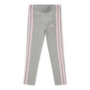 ADIDAS SPORTSWEAR Sportovní kalhoty  šedá / pastelově růžová